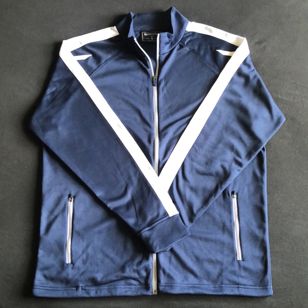 Holloway Sportswear Large Navy Blue and White Flux Jacket